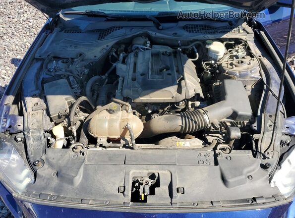 1FA6P8TH5J5102765 2018 FORD MUSTANG Blue Rear interior view