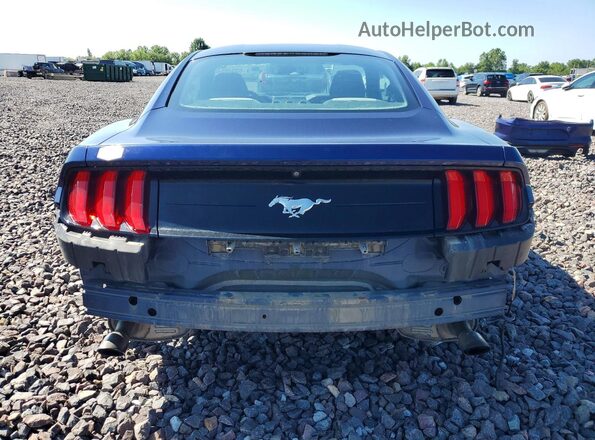 1FA6P8TH5J5102765 2018 FORD MUSTANG Blue Rear view