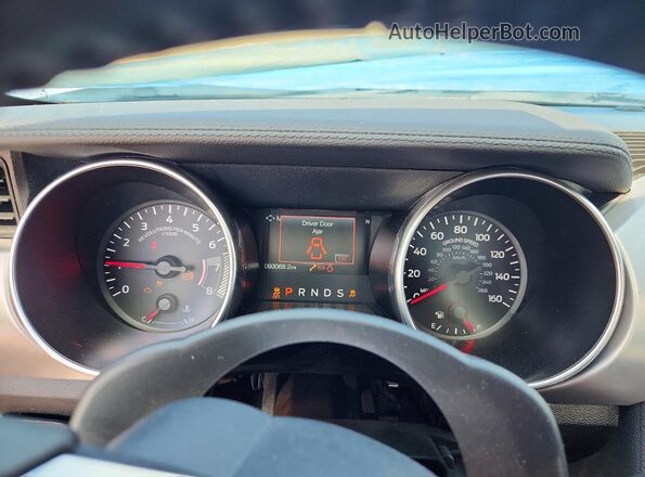 1FA6P8TH5J5156146 2018 FORD MUSTANG White Սարքավորումների վահանակի տեսք