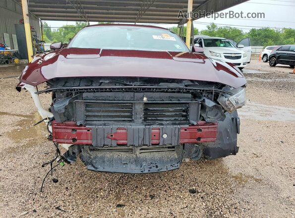 1FA6P8TH5J5165087 2018 FORD MUSTANG Бордовый Вид спереди
