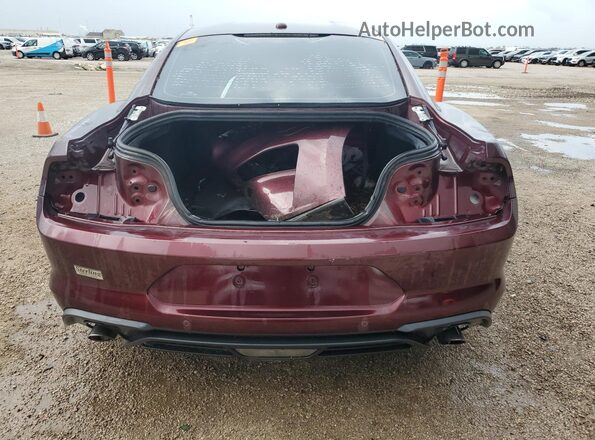 1FA6P8TH5J5165087 2018 FORD MUSTANG Бордовый 