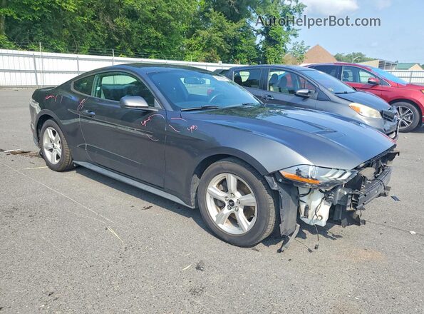 1FA6P8TH5K5132091 2019 FORD MUSTANG Gray წინა მარჯვენა
