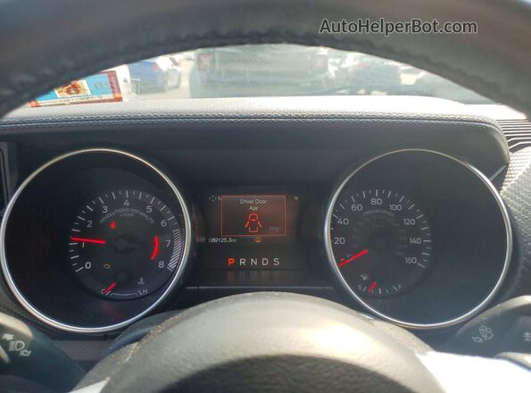 1FA6P8TH5K5132091 2019 FORD MUSTANG Gray ხელსაწყოთა პანელის ხედი