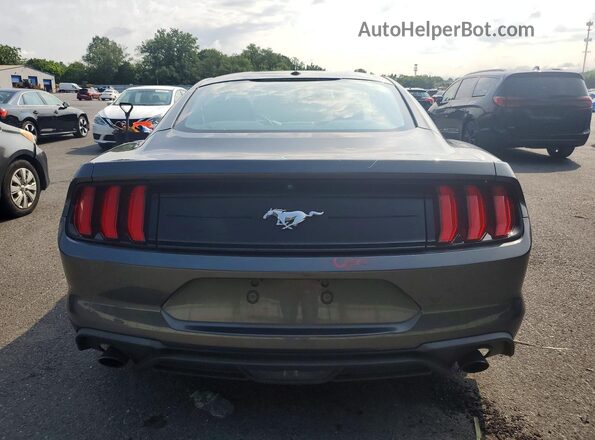 1FA6P8TH5K5132091 2019 FORD MUSTANG Gray უკანა ხედი