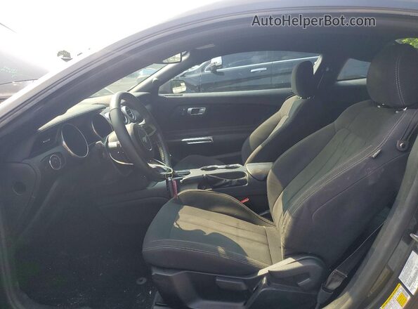 1FA6P8TH5K5132091 2019 FORD MUSTANG Gray წინა სალონის ხედი