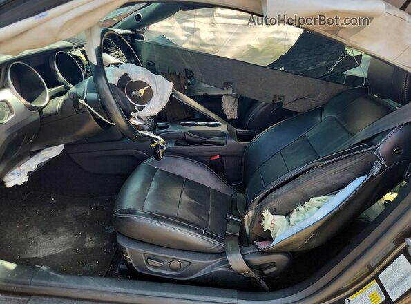 1FA6P8TH5L5163035 2020 FORD MUSTANG Gray Vista interior delantera