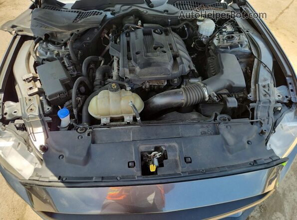 1FA6P8TH5L5163035 2020 FORD MUSTANG Gray Vista interior trasera