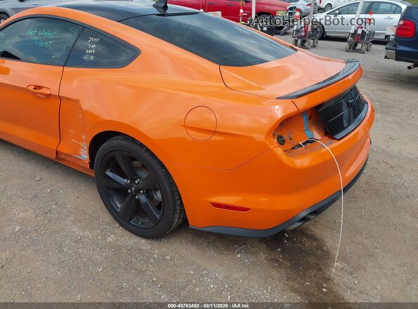 1FA6P8TH5M5111504 2021 FORD MUSTANG Orange Widok z przodu