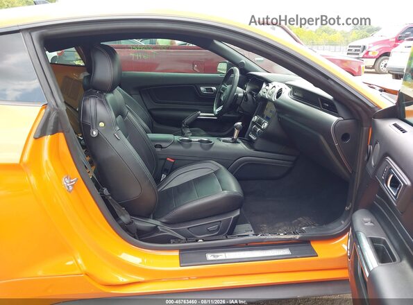 1FA6P8TH5M5111504 2021 FORD MUSTANG Orange Widok wnętrza z przodu