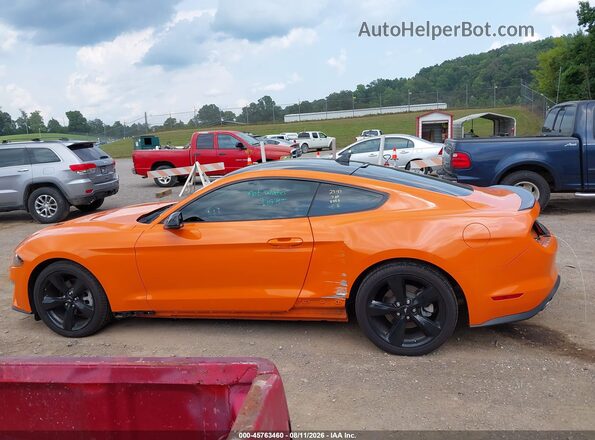 1FA6P8TH5M5111504 2021 FORD MUSTANG Orange Widok wnętrza 360 stopni