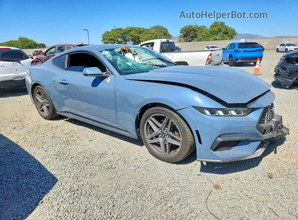 1FA6P8TH5R5108822 2024 FORD MUSTANG Blue Передня права чверть
