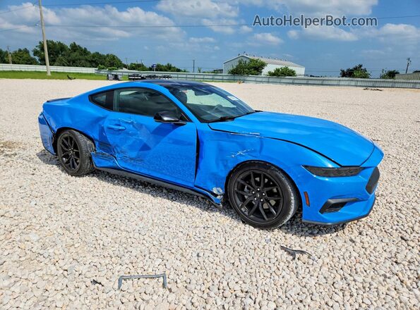 1FA6P8TH5R5135034 2024 FORD MUSTANG Blue წინა მარჯვენა