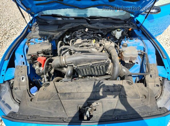 1FA6P8TH5R5135034 2024 FORD MUSTANG Blue უკანა სალონის ხედი
