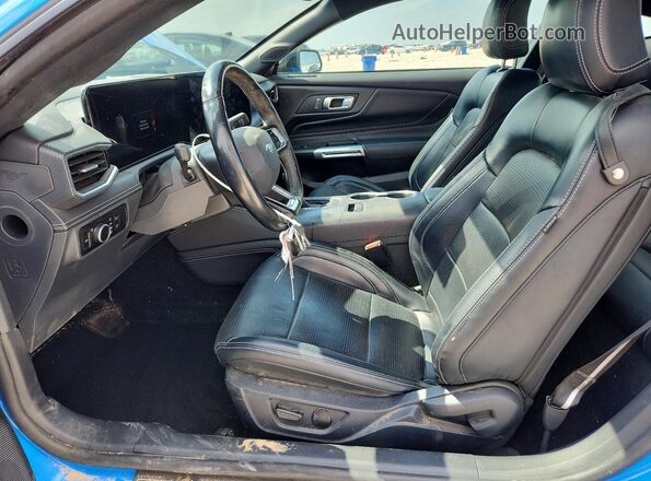 1FA6P8TH5R5135034 2024 FORD MUSTANG Blue წინა სალონის ხედი