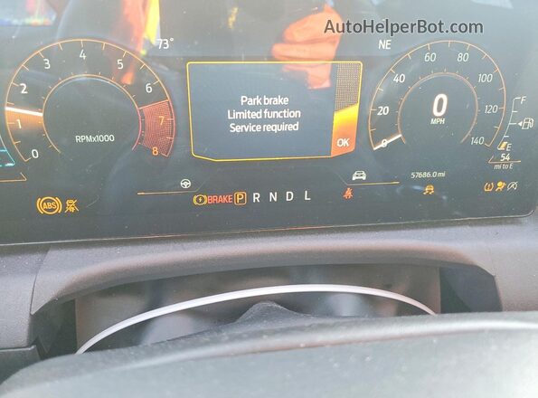 1FA6P8TH5R5138418 2024 FORD MUSTANG Синий Вид щитка приборов