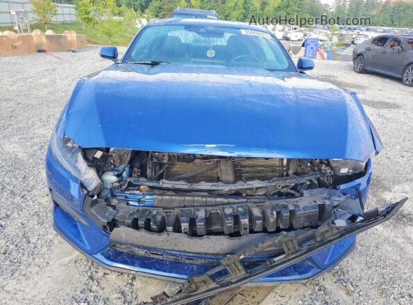 1FA6P8TH5R5138418 2024 FORD MUSTANG Синий Вид спереди