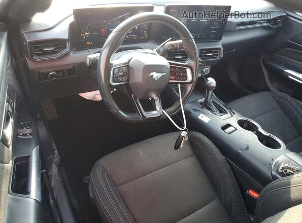 1FA6P8TH5R5138418 2024 FORD MUSTANG Синий Вид панели приборов