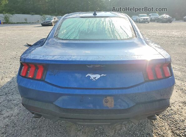 1FA6P8TH5R5138418 2024 FORD MUSTANG Синий Вид сзади