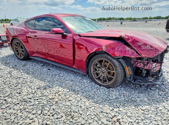 1FA6P8TH5S5101245 2025 FORD MUSTANG Бордовый Передняя правая четверть