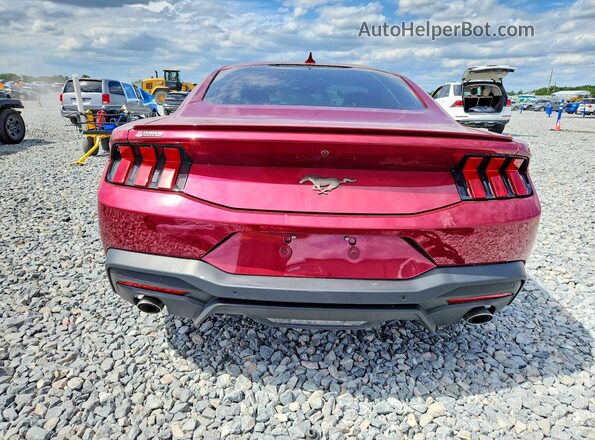 1FA6P8TH5S5101245 2025 FORD MUSTANG Бордовый Вид сзади