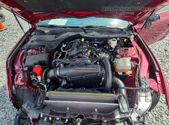 1FA6P8TH5S5101245 2025 FORD MUSTANG Бордовый Вид задней части салона