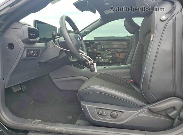 1FA6P8TH5S5110110 2025 FORD MUSTANG Black Widok wnętrza z przodu