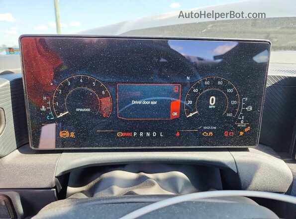 1FA6P8TH5S5124993 2025 FORD MUSTANG Black Вид щитка приладів