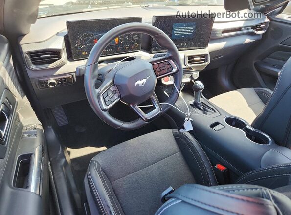 1FA6P8TH5S5124993 2025 FORD MUSTANG Black Вид панелі приладів