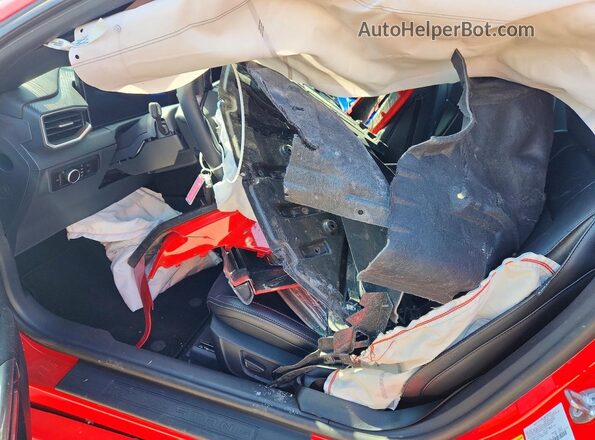 1FA6P8TH5T5113414 2026 FORD MUSTANG Красный Вид салона спереди