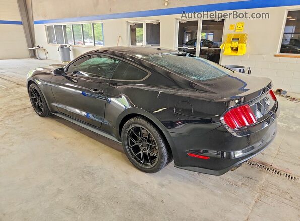1FA6P8TH6H5249770 2017 FORD MUSTANG Black Задня ліва чверть