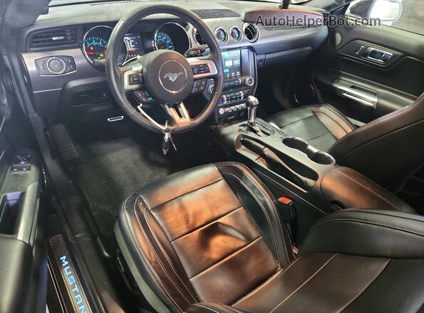 1FA6P8TH6H5249770 2017 FORD MUSTANG Black Вид панелі приладів