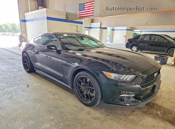 1FA6P8TH6H5249770 2017 FORD MUSTANG Black Передня права чверть