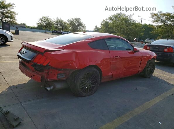 1FA6P8TH6H5282364 2017 FORD MUSTANG Красный Задняя правая четверть
