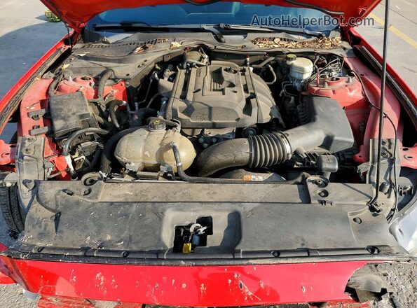 1FA6P8TH6H5282364 2017 FORD MUSTANG Красный Вид задней части салона