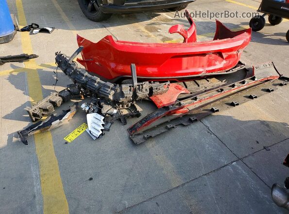 1FA6P8TH6H5282364 2017 FORD MUSTANG Красный Вид подкапотного пространства