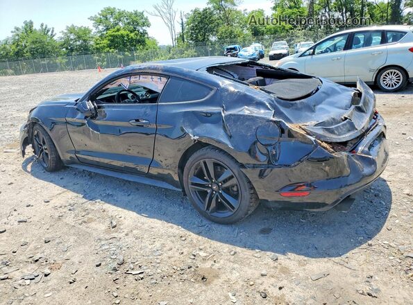 1FA6P8TH6H5328887 2017 FORD MUSTANG Black Trasero izquierdo