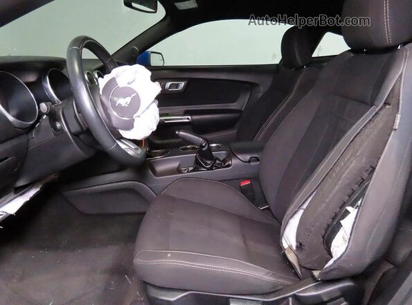 1FA6P8TH6J5117467 2018 FORD MUSTANG Синий Вид задних сидений