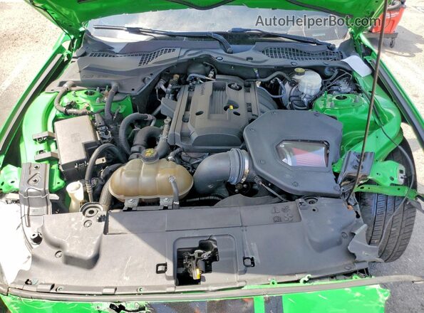 1FA6P8TH6K5119169 2019 FORD MUSTANG Green Rear interior view