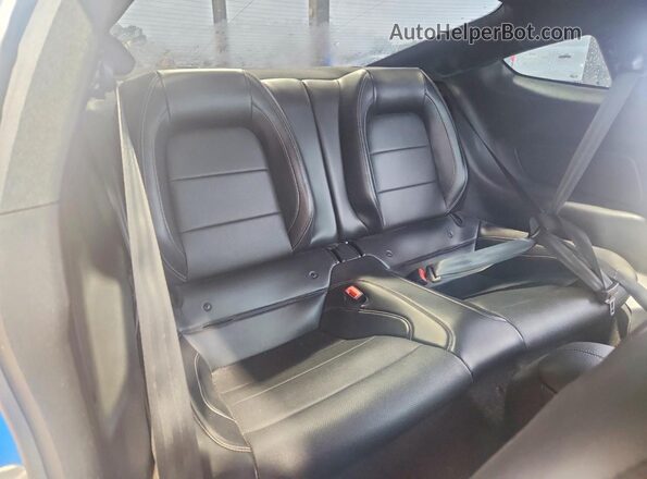1FA6P8TH6K5195569 2019 FORD MUSTANG Blue Vista de los asientos traseros