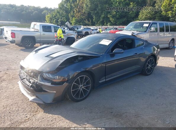 1FA6P8TH6L5129069 2020 FORD MUSTANG Серый Передняя левая четверть