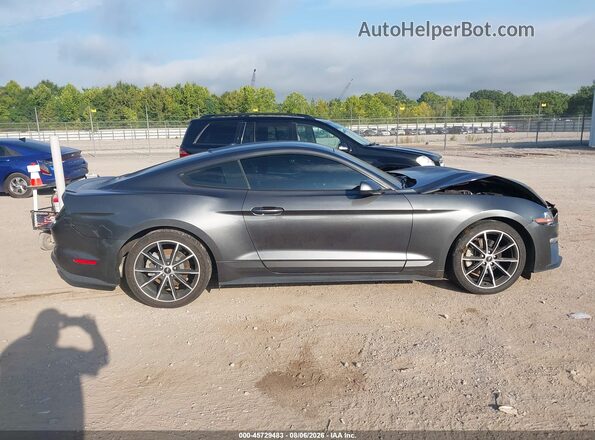 1FA6P8TH6L5129069 2020 FORD MUSTANG Серый Вид задней части салона