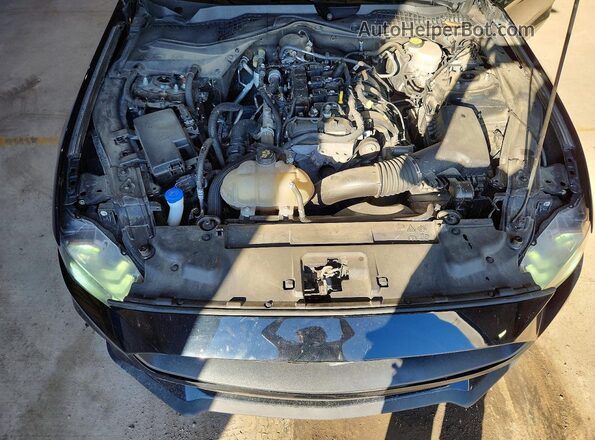 1FA6P8TH6M5138727 2021 FORD MUSTANG Black უკანა სალონის ხედი
