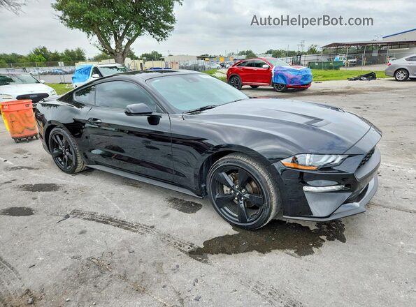 1FA6P8TH6M5152689 2021 FORD MUSTANG Black წინა მარჯვენა