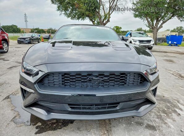 1FA6P8TH6M5152689 2021 FORD MUSTANG Black წინა ხედი