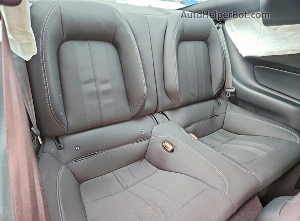 1FA6P8TH6M5152689 2021 FORD MUSTANG Black უკანა სავარძლების ხედი