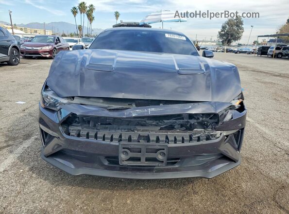 1FA6P8TH6N5140107 2022 FORD MUSTANG Gray Widok z przodu