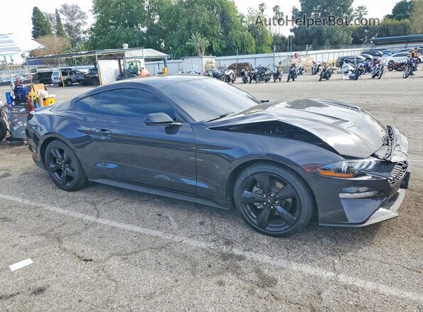 1FA6P8TH6N5140107 2022 FORD MUSTANG Gray Przód prawy