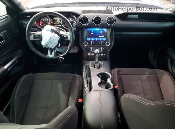 1FA6P8TH6N5140107 2022 FORD MUSTANG Gray Widok deski rozdzielczej
