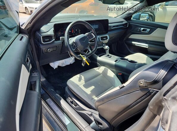 1FA6P8TH6R5110191 2024 FORD MUSTANG Gray Առջևի վահանակի տեսք