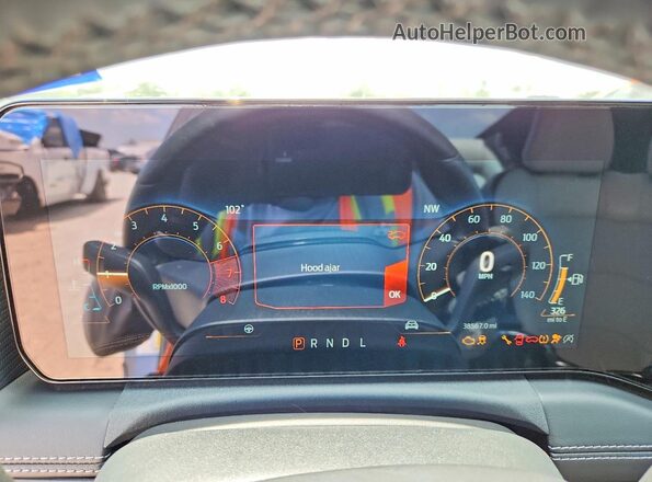 1FA6P8TH6R5110191 2024 FORD MUSTANG Gray Սարքավորումների վահանակի տեսք